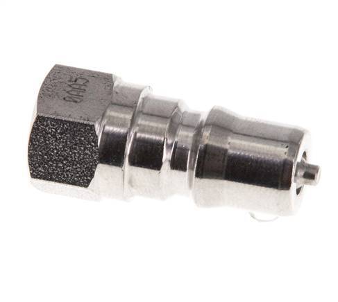 Acier inoxydable DN 5 Hydraulic Coupling Plug G 1/8 inch Female Threads ISO 7241-1 B D 10.9mm