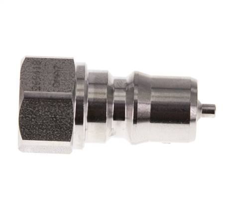 Coupleur hydraulique en acier inoxydable DN 6.3 Bouchon G filetage femelle 1/4 pouce ISO 7241-1 B D 14.2mm