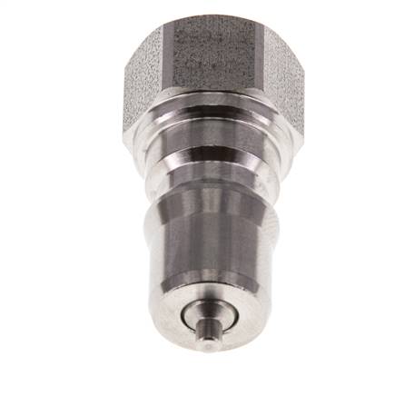 Coupleur hydraulique en acier inoxydable DN 6.3 Bouchon G filetage femelle 1/4 pouce ISO 7241-1 B D 14.2mm