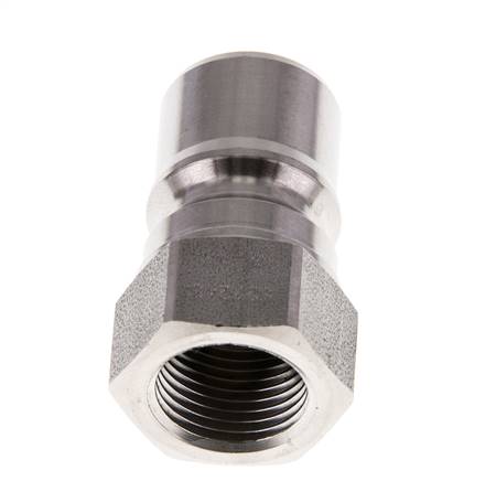 Acier inoxydable DN 10 Coupleur hydraulique Bouchon G 3/8 pouce filetage femelle ISO 7241-1 B D 19.1mm
