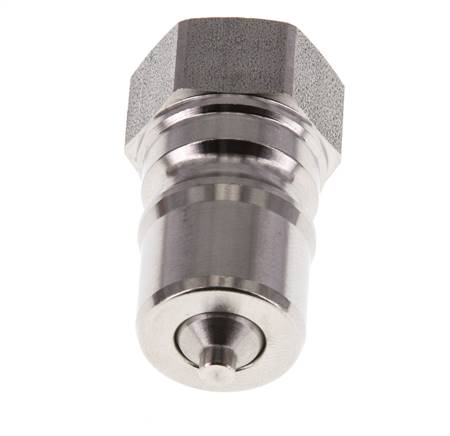 Acier inoxydable DN 10 Coupleur hydraulique Bouchon G 3/8 pouce filetage femelle ISO 7241-1 B D 19.1mm