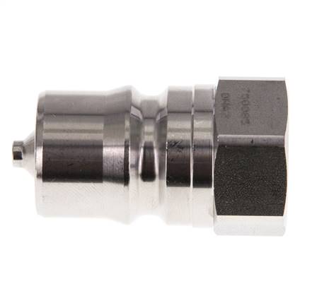 Acier inoxydable DN 12.5 Hydraulic Coupling Plug G 1/2 inch Female Threads ISO 7241-1 B D 23.5mm