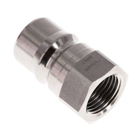 Acier inoxydable DN 12.5 Hydraulic Coupling Plug G 1/2 inch Female Threads ISO 7241-1 B D 23.5mm