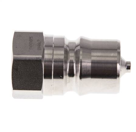 Acier inoxydable DN 12.5 Hydraulic Coupling Plug G 1/2 inch Female Threads ISO 7241-1 B D 23.5mm