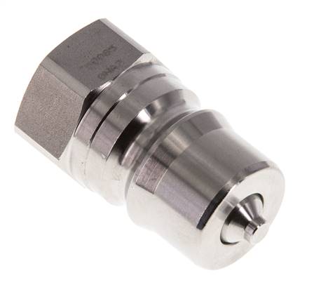 Acier inoxydable DN 12.5 Hydraulic Coupling Plug G 1/2 inch Female Threads ISO 7241-1 B D 23.5mm