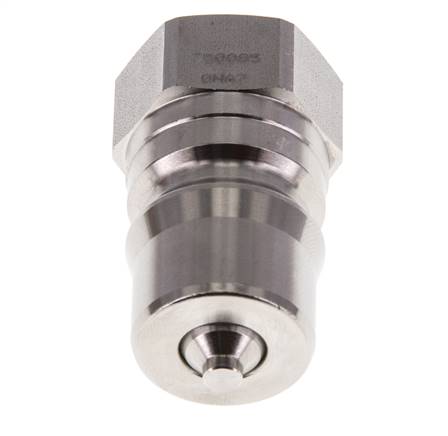 Acier inoxydable DN 12.5 Hydraulic Coupling Plug G 1/2 inch Female Threads ISO 7241-1 B D 23.5mm