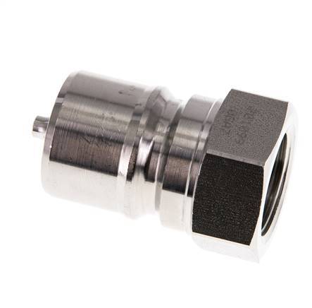 Acier inoxydable DN 20 Hydraulic Coupling Plug G 3/4 inch Female Threads ISO 7241-1 B D 31.4mm