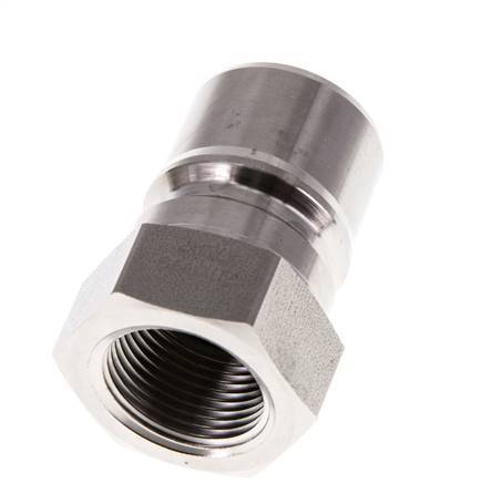 Acier inoxydable DN 20 Hydraulic Coupling Plug G 3/4 inch Female Threads ISO 7241-1 B D 31.4mm