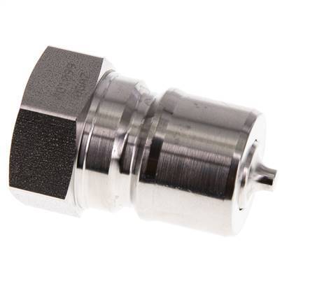 Acier inoxydable DN 20 Hydraulic Coupling Plug G 3/4 inch Female Threads ISO 7241-1 B D 31.4mm