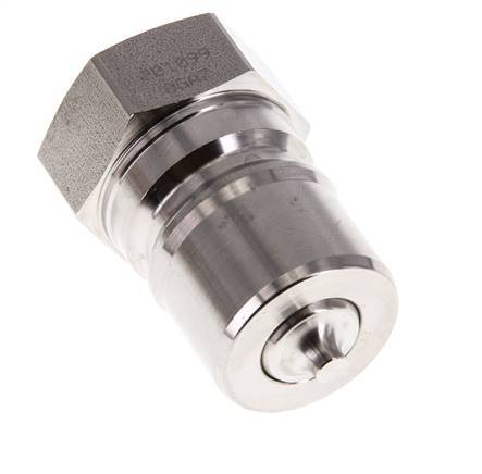 Acier inoxydable DN 20 Hydraulic Coupling Plug G 3/4 inch Female Threads ISO 7241-1 B D 31.4mm