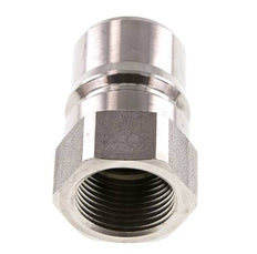 Coupleur hydraulique en acier inoxydable DN 25 Bouchon G 1 pouce filetage femelle ISO 7241-1 B D 37.8mm