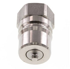 Coupleur hydraulique en acier inoxydable DN 25 Bouchon G 1 pouce filetage femelle ISO 7241-1 B D 37.8mm