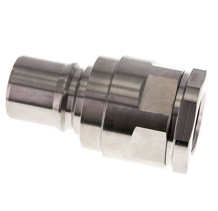 Acier inoxydable DN 40 Hydraulic Coupling Plug G 1 1/4 inch Female Threads ISO 7241-1 B D 44.5mm
