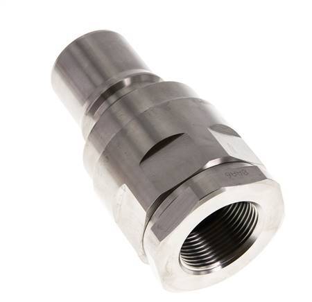 Acier inoxydable DN 40 Hydraulic Coupling Plug G 1 1/4 inch Female Threads ISO 7241-1 B D 44.5mm