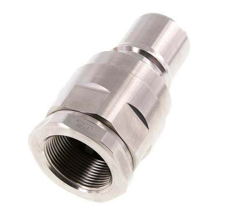 Acier inoxydable DN 40 Hydraulic Coupling Plug G 1 1/2 inch Female Threads ISO 7241-1 B D 44.5mm