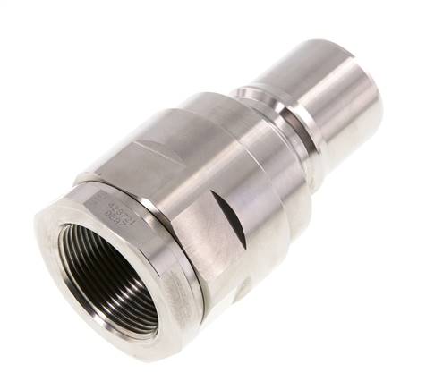 Acier inoxydable DN 40 Hydraulic Coupling Plug G 1 1/2 inch Female Threads ISO 7241-1 B D 44.5mm