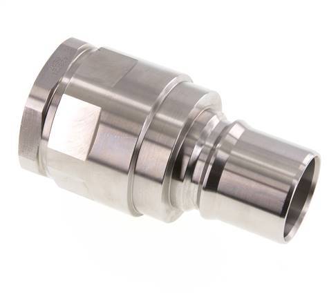 Acier inoxydable DN 40 Hydraulic Coupling Plug G 1 1/2 inch Female Threads ISO 7241-1 B D 44.5mm