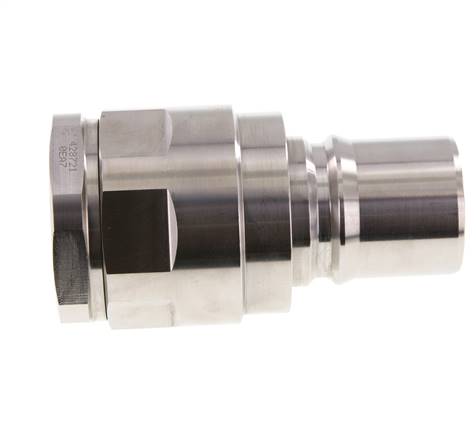 Acier inoxydable DN 40 Hydraulic Coupling Plug G 1 1/2 inch Female Threads ISO 7241-1 B D 44.5mm