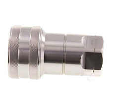 Coupleur hydraulique en acier inoxydable DN 12.5 Manchon 1/2 pouce femelle NPT Filets ISO 7241-1 B D 23.5mm