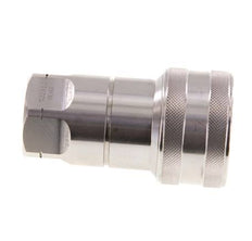 Coupleur hydraulique en acier inoxydable DN 12.5 Manchon 1/2 pouce femelle NPT Filets ISO 7241-1 B D 23.5mm