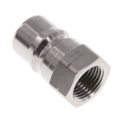 Coupleur hydraulique en acier inoxydable DN 12.5 Bouchon fileté 1/2 pouce NPT femelle ISO 7241-1 B D 23.5mm