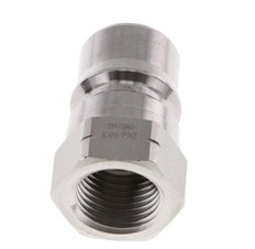 Coupleur hydraulique en acier inoxydable DN 12.5 Bouchon fileté 1/2 pouce NPT femelle ISO 7241-1 B D 23.5mm