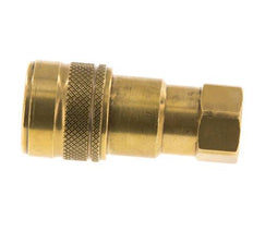 Coupleur hydraulique DN 5 en laiton Embout G 1/8 pouce filetage femelle ISO 7241-1 B D 10.9mm