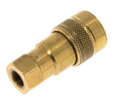 Coupleur hydraulique DN 5 en laiton Embout G 1/8 pouce filetage femelle ISO 7241-1 B D 10.9mm