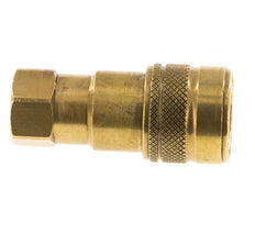Coupleur hydraulique DN 5 en laiton Embout G 1/8 pouce filetage femelle ISO 7241-1 B D 10.9mm