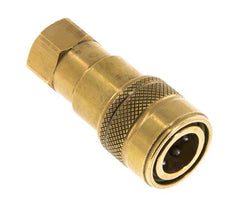 Coupleur hydraulique DN 5 en laiton Embout G 1/8 pouce filetage femelle ISO 7241-1 B D 10.9mm