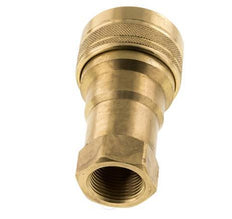 Coupleur hydraulique DN 20 en laiton Embout G 3/4 pouce filetage femelle ISO 7241-1 B D 31.4mm