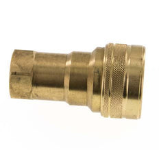 Coupleur hydraulique DN 20 en laiton Embout G 3/4 pouce filetage femelle ISO 7241-1 B D 31.4mm