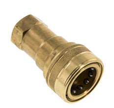 Coupleur hydraulique DN 20 en laiton Embout G 3/4 pouce filetage femelle ISO 7241-1 B D 31.4mm