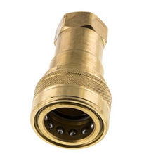 Coupleur hydraulique DN 20 en laiton Embout G 3/4 pouce filetage femelle ISO 7241-1 B D 31.4mm