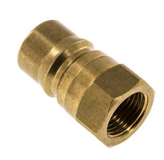 Laiton DN 12.5 Coupleur hydraulique Bouchon G 1/2 pouce filetage femelle ISO 7241-1 B D 23.5mm