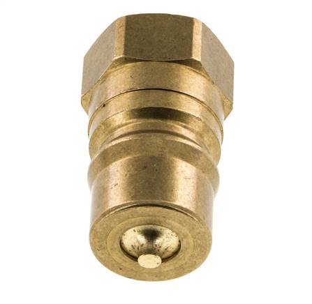 Laiton DN 12.5 Coupleur hydraulique Bouchon G 1/2 pouce filetage femelle ISO 7241-1 B D 23.5mm