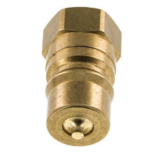 Laiton DN 12.5 Coupleur hydraulique Bouchon G 1/2 pouce filetage femelle ISO 7241-1 B D 23.5mm