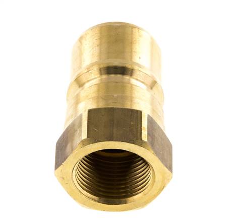 Laiton DN 20 Coupleur hydraulique Bouchon G 3/4 pouce filetage femelle ISO 7241-1 B D 31.4mm