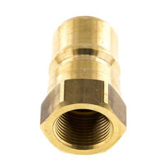 Laiton DN 20 Coupleur hydraulique Bouchon G 3/4 pouce filetage femelle ISO 7241-1 B D 31.4mm