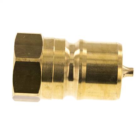 Laiton DN 20 Coupleur hydraulique Bouchon G 3/4 pouce filetage femelle ISO 7241-1 B D 31.4mm