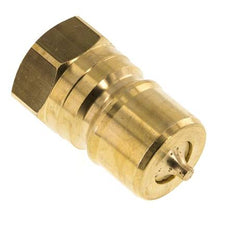 Laiton DN 20 Coupleur hydraulique Bouchon G 3/4 pouce filetage femelle ISO 7241-1 B D 31.4mm