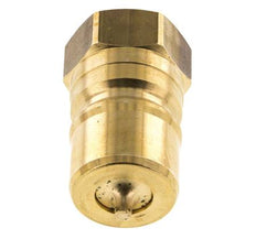 Laiton DN 20 Coupleur hydraulique Bouchon G 3/4 pouce filetage femelle ISO 7241-1 B D 31.4mm