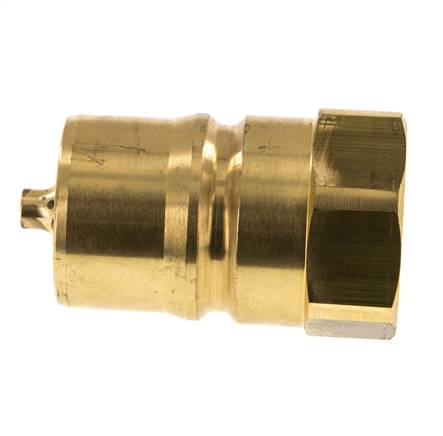 Laiton DN 25 Hydraulic Coupling Plug G 1 inch Female Threads ISO 7241-1 B D 37.8mm