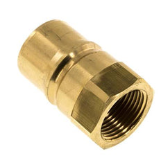 Laiton DN 25 Hydraulic Coupling Plug G 1 inch Female Threads ISO 7241-1 B D 37.8mm