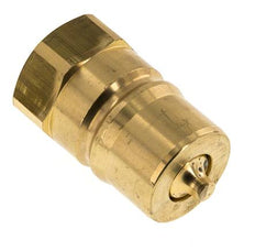Laiton DN 25 Hydraulic Coupling Plug G 1 inch Female Threads ISO 7241-1 B D 37.8mm