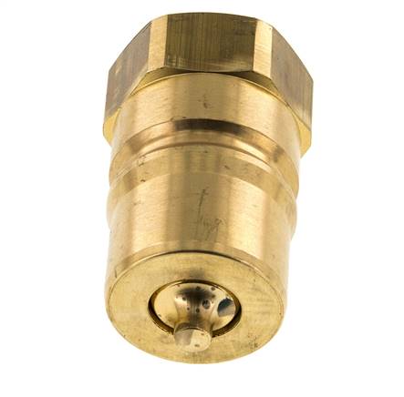 Laiton DN 25 Hydraulic Coupling Plug G 1 inch Female Threads ISO 7241-1 B D 37.8mm