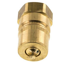 Laiton DN 25 Hydraulic Coupling Plug G 1 inch Female Threads ISO 7241-1 B D 37.8mm