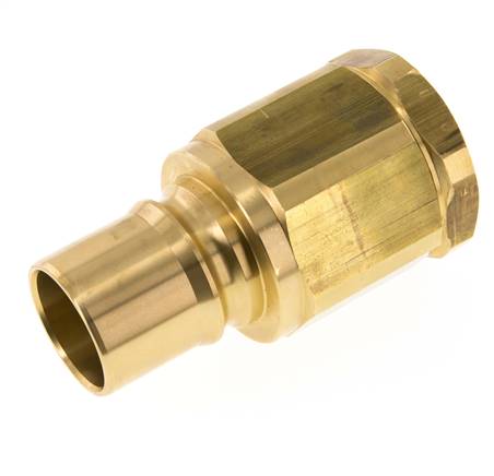 Laiton DN 50 Hydraulic Coupling Plug G 2 inch Female Threads ISO 7241-1 B D 63.2mm