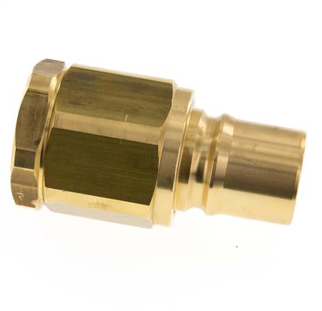 Laiton DN 50 Hydraulic Coupling Plug G 2 inch Female Threads ISO 7241-1 B D 63.2mm