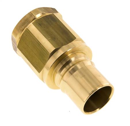 Laiton DN 50 Hydraulic Coupling Plug G 2 inch Female Threads ISO 7241-1 B D 63.2mm